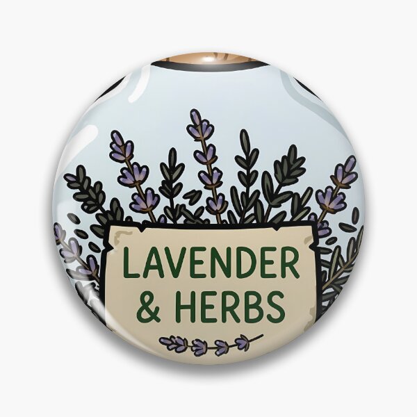 Item preview, Apothecary Jar with Herbs designed and sold by IllumeInk.