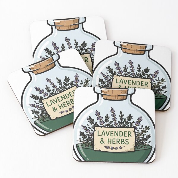 Item preview, Apothecary Jar with Herbs designed and sold by IllumeInk.