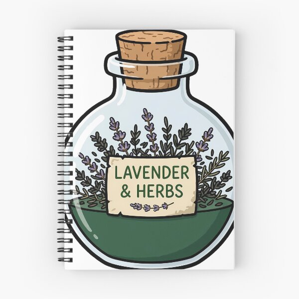Item preview, Apothecary Jar with Herbs designed and sold by IllumeInk.