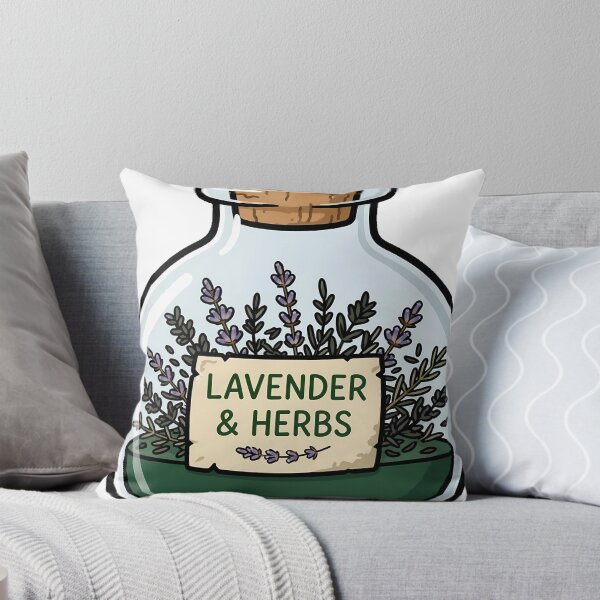 Item preview, Apothecary Jar with Herbs designed and sold by IllumeInk.