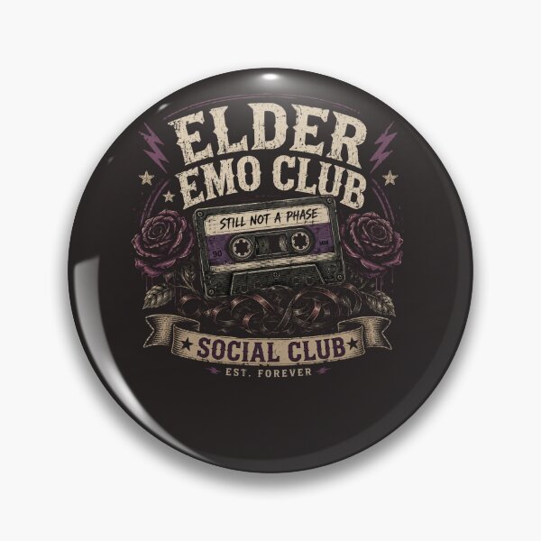 Item preview, Elder Emo Club Still Not A Phase Vintage Alternative Shirt designed and sold by Masloshop.