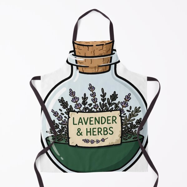 Item preview, Apothecary Jar with Herbs designed and sold by IllumeInk.
