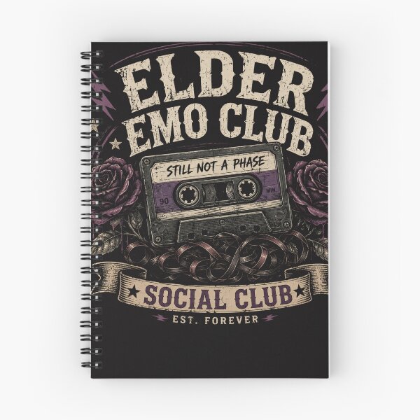 Item preview, Elder Emo Club Still Not A Phase Vintage Alternative Shirt designed and sold by Masloshop.