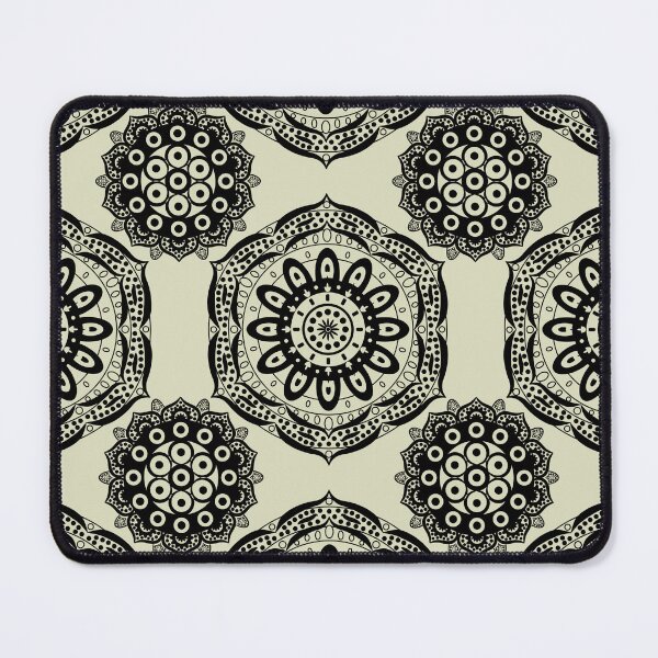 Item preview, Minimal Black Mandala Pattern | Elegant Boho Zen Geometric Floral Design designed and sold by ThiagoSDantas.
