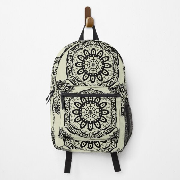 Item preview, Minimal Black Mandala Pattern | Elegant Boho Zen Geometric Floral Design designed and sold by ThiagoSDantas.