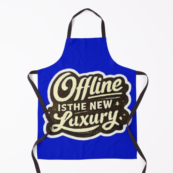 Item preview, Offline Is The New Luxury - Retro Vintage Typography Sticker designed and sold by Scro-Ciob-Shop.