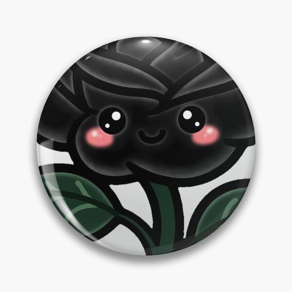 Item preview, Black Rose with Crescent Moon designed and sold by IllumeInk.