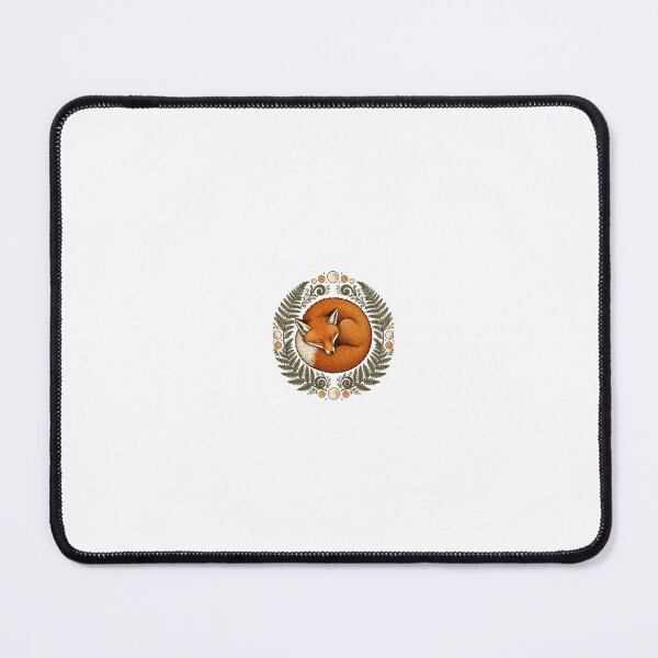 Item preview, Amber Fox Fern Medallion Art designed and sold by aihrgdesign.