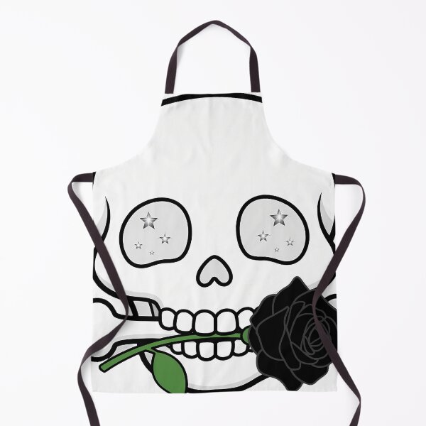 Item preview, Skull with Rose in Teeth designed and sold by IllumeInk.