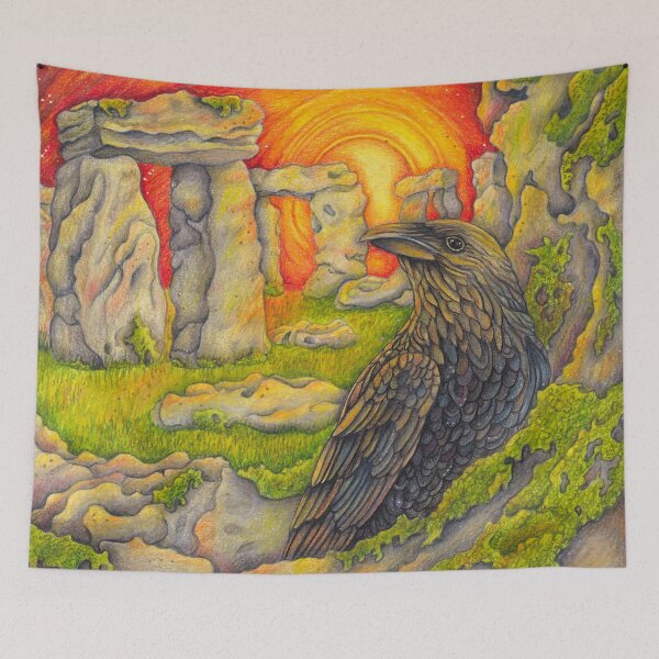 Item preview, Sunset at Stonehenge designed and sold by Christina Plumb.