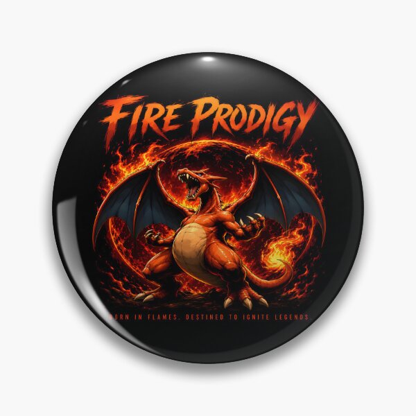 Item preview, Fire Prodigy - Epic Charizard -Fiery Fantasy Dragon -Aesthetic Design designed and sold by Trinidesigns123.