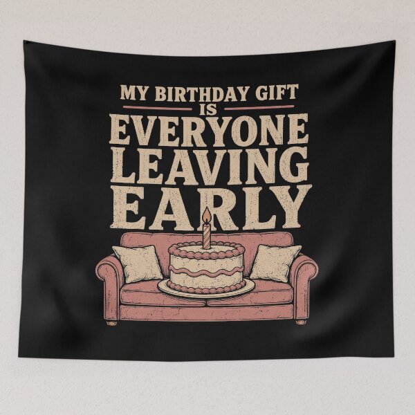 Item preview, Introvert Birthday Homebody Low Key Birthday Gift designed and sold by AndreasMei.
