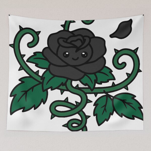 Item preview, Thorny Black Rose Vine designed and sold by IllumeInk.