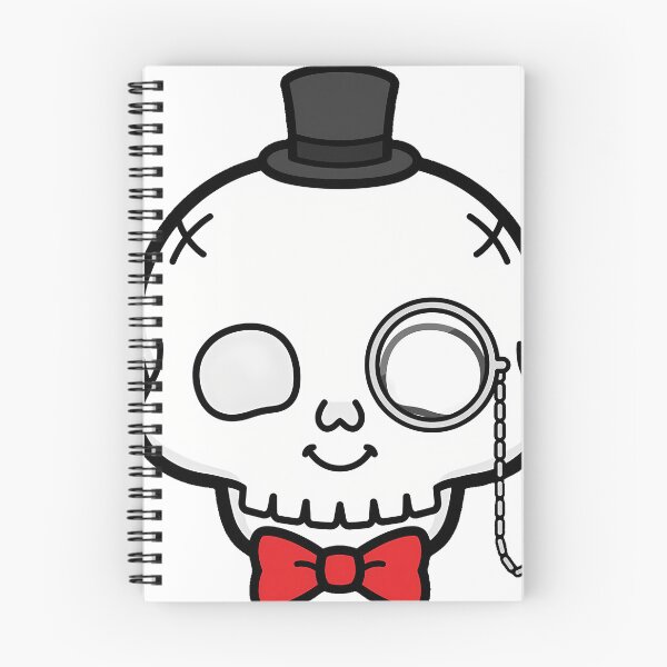 Item preview, Gentleman Skull with Top Hat designed and sold by IllumeInk.