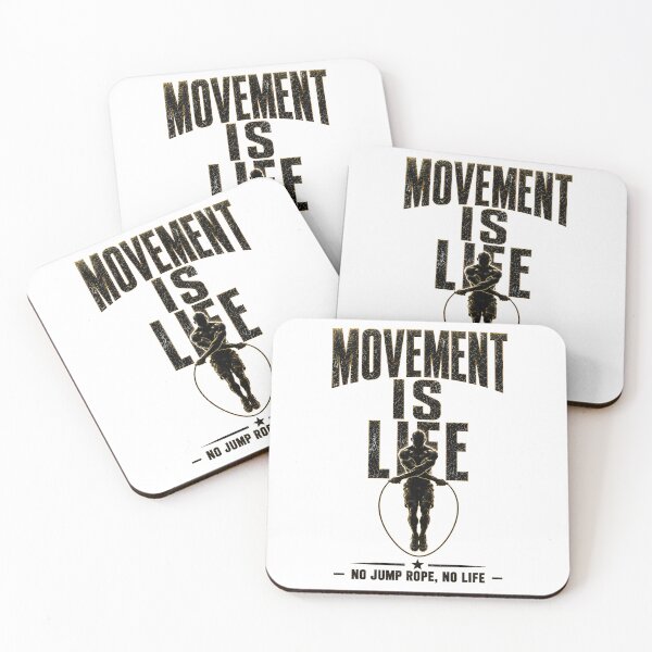 Item preview, Movement Is Life – Jump Rope Motivation designed and sold by NJRNL Apparel .