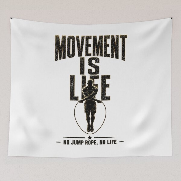Item preview, Movement Is Life – Jump Rope Motivation designed and sold by NJRNL Apparel .