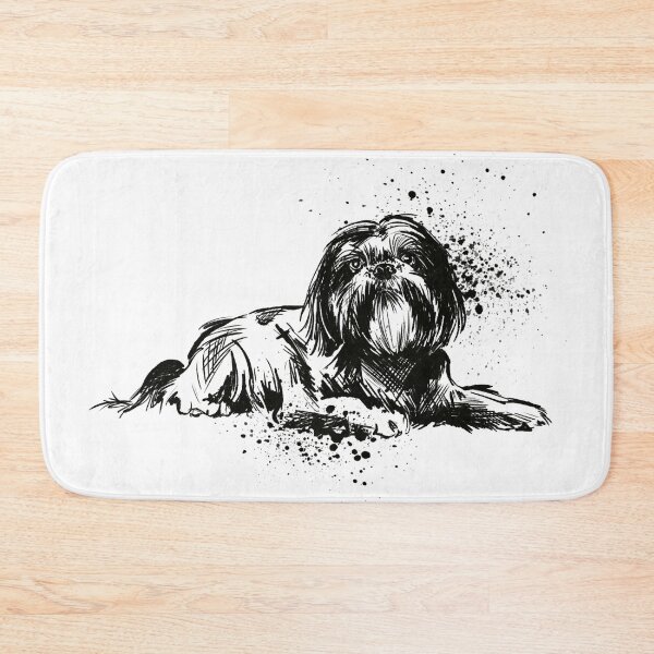 Item preview, Shih Tzu Ink Splatter Portrait designed and sold by Inkversed.