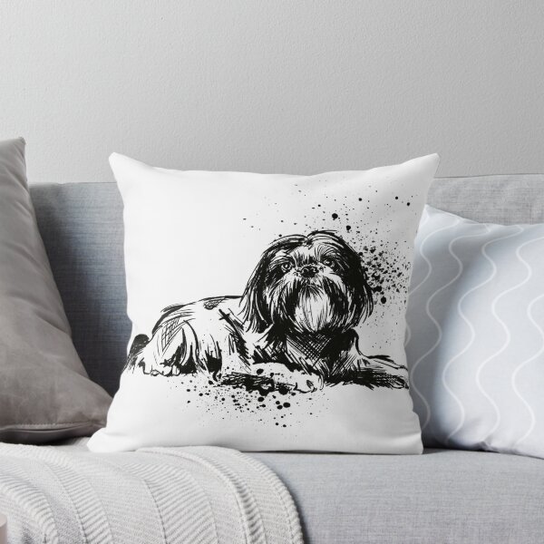 Item preview, Shih Tzu Ink Splatter Portrait designed and sold by Inkversed.