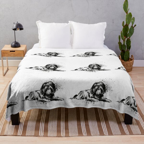 Item preview, Shih Tzu Ink Splatter Portrait designed and sold by Inkversed.