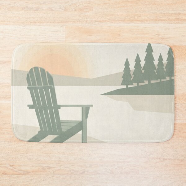 Item preview, Minimal Civic Day Lake House Scandinavian Nature Landscape Cottage designed and sold by InspiredCreatives.