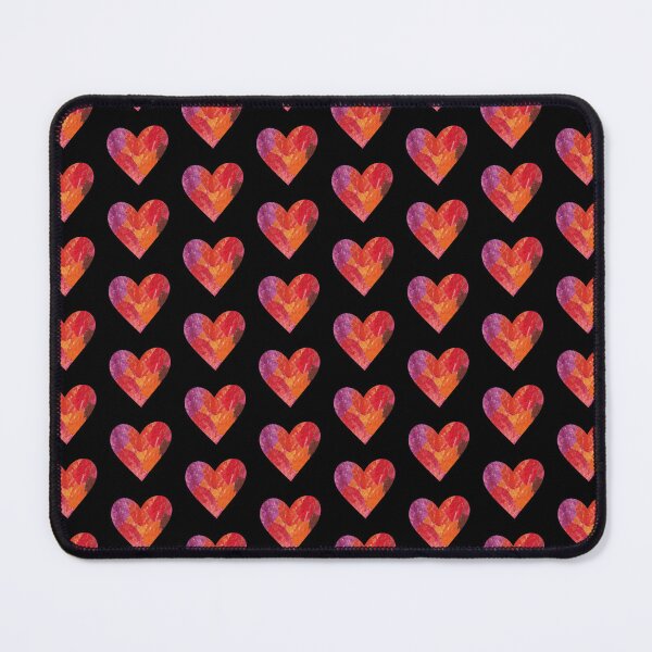 Item preview, Painted Heart Red and Black Artistic Romantic Love Pattern designed and sold by Zazizu.