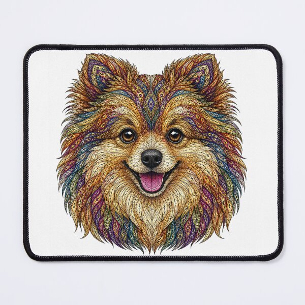 Item preview, Colorful Pomeranian designed and sold by PaintedbyCarol.
