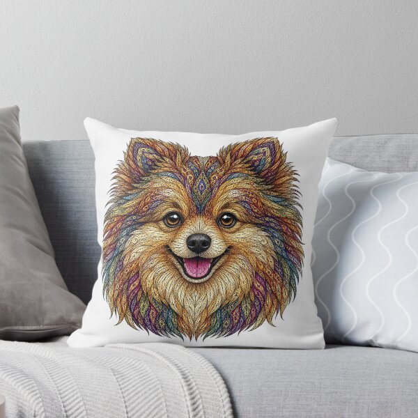 Item preview, Colorful Pomeranian designed and sold by PaintedbyCarol.