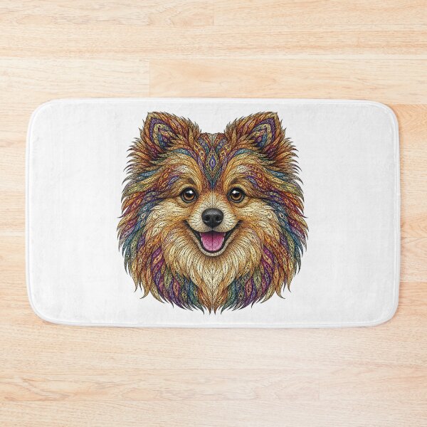 Item preview, Colorful Pomeranian designed and sold by PaintedbyCarol.