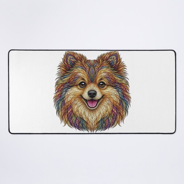 Item preview, Colorful Pomeranian designed and sold by PaintedbyCarol.