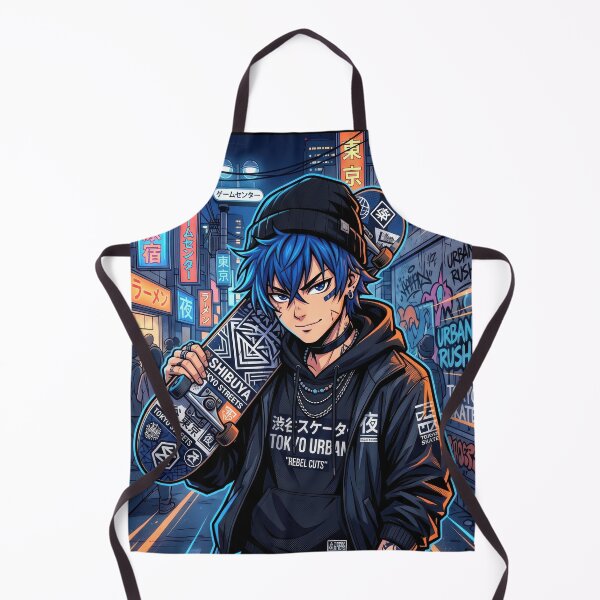 Item preview, Shibuya Streetwear Anime Skater Boy Tokyo Urban Culture designed and sold by DigitalArtx-com.