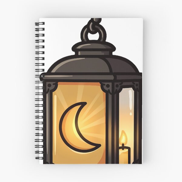 Item preview, Gothic Lantern with Moon designed and sold by IllumeInk.