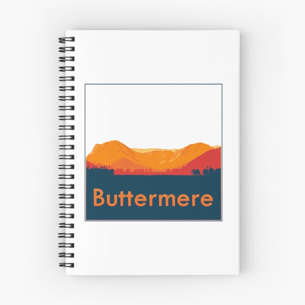 Item preview, Stylised view across Buttermere (v1) designed and sold by LazloWoodbine.