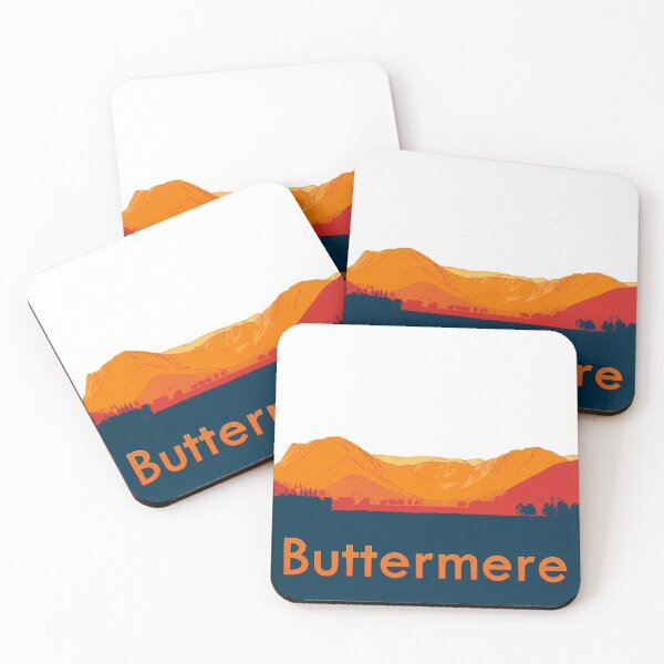 Item preview, Stylised view across Buttermere (v1) designed and sold by LazloWoodbine.