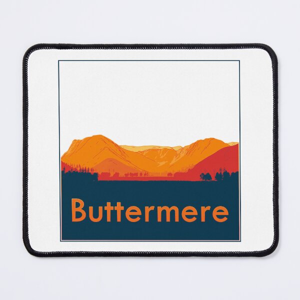 Item preview, Stylised view across Buttermere (v1) designed and sold by LazloWoodbine.