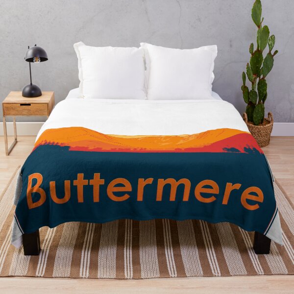 Item preview, Stylised view across Buttermere (v1) designed and sold by LazloWoodbine.