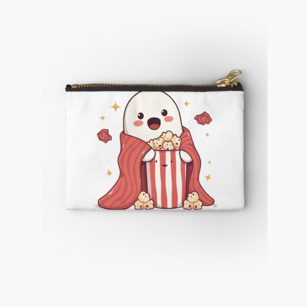 Item preview, Cozy Ghost Movie Night Sticker | Adorable Kawaii Halloween Design designed and sold by Stylestickers55.