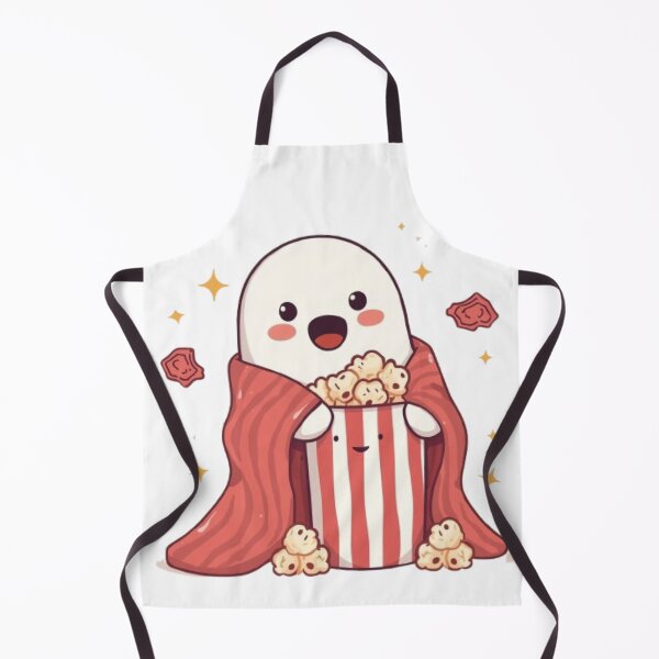 Item preview, Cozy Ghost Movie Night Sticker | Adorable Kawaii Halloween Design designed and sold by Stylestickers55.