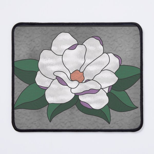 Item preview, Framed stained glass magnolia flower designed and sold by DesignsbyElyse.