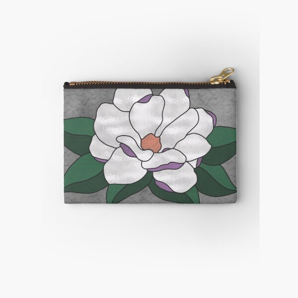 Item preview, Framed stained glass magnolia flower  designed and sold by DesignsbyElyse.