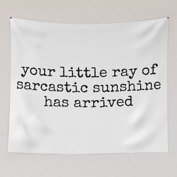 Item preview, Sarcastic Little Ray of Sunshine Character Art designed and sold by tarzbol.