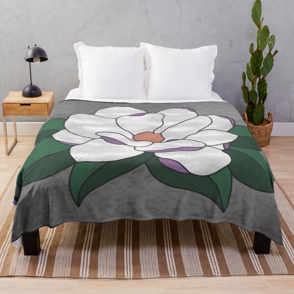 Item preview, Framed stained glass magnolia flower designed and sold by DesignsbyElyse.