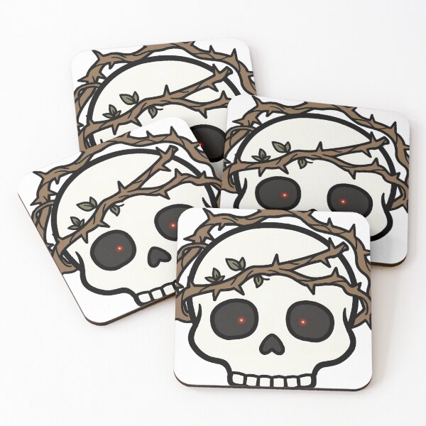 Item preview, Skull with Crown of Thorns designed and sold by IllumeInk.