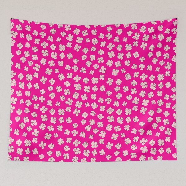 Item preview, Noen Pink Cottage Core Wildflower Floral Pattern designed and sold by hayleyhackler.