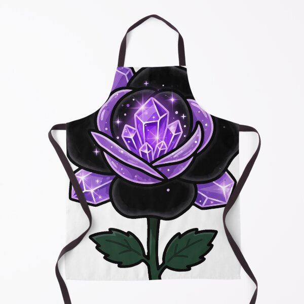Item preview, Crystal Heart Black Rose designed and sold by IllumeInk.