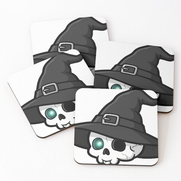 Item preview, Witch Hat Skull designed and sold by IllumeInk.