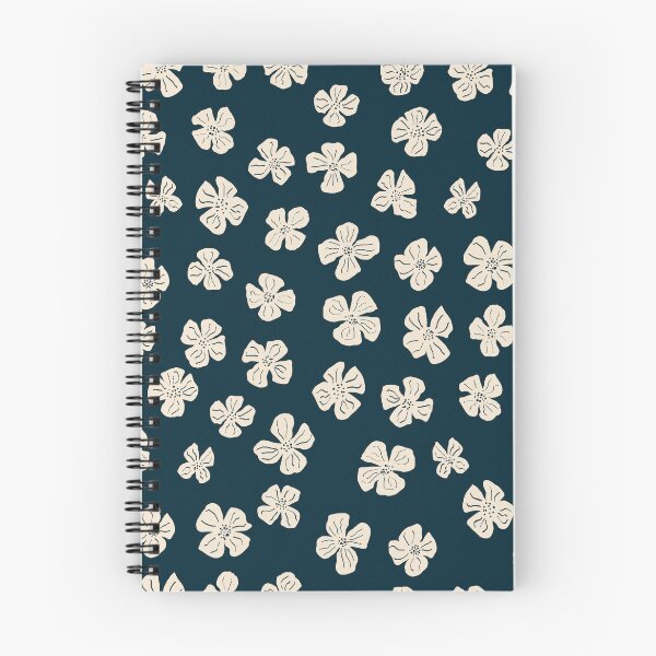 Item preview, Cute Cottagecore Floral Pattern in Navy designed and sold by hayleyhackler.