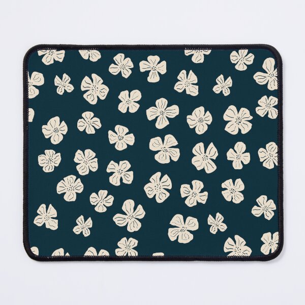 Item preview, Cute Cottagecore Floral Pattern in Navy designed and sold by hayleyhackler.