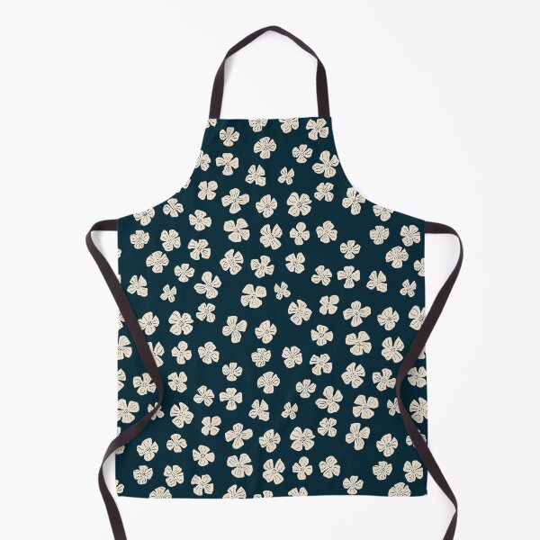Item preview, Cute Cottagecore Floral Pattern in Navy designed and sold by hayleyhackler.