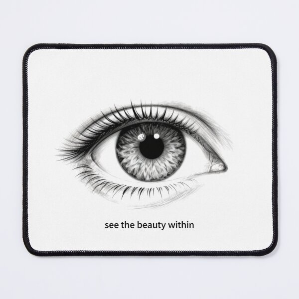 Item preview, See The Beauty Within Anatomical Eye Flower Sketch designed and sold by KindByNature.