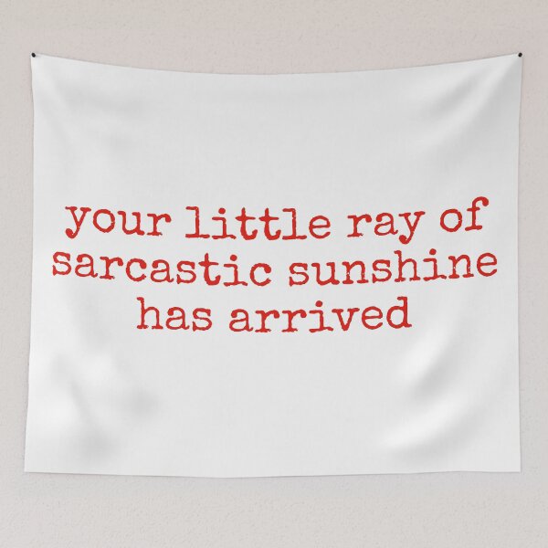 Item preview, Sarcastic Little Ray of Sunshine Character Art designed and sold by tarzbol.